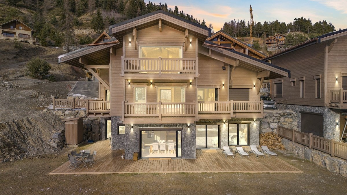 Chalet au pied des pistes – 6BR