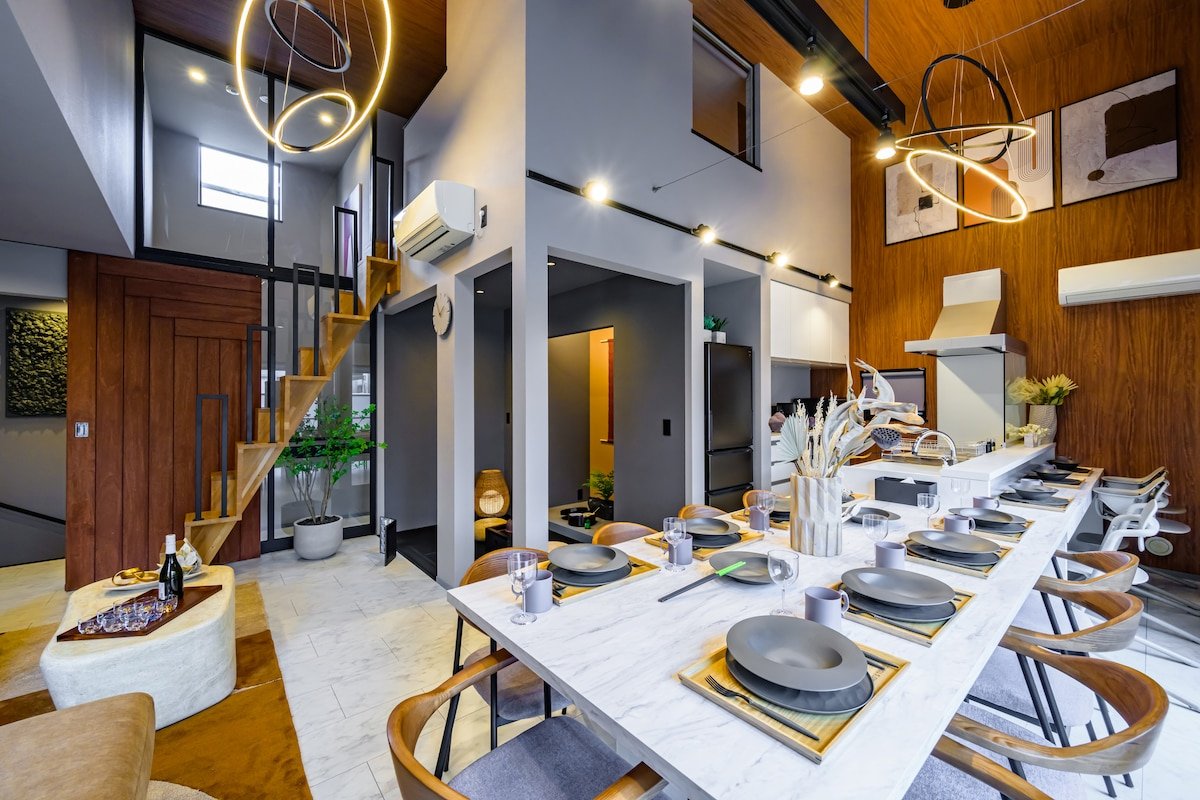 ラグジュアリーな和モダン邸宅/3LDK＋ロフト・14名/A202 gallery image 3