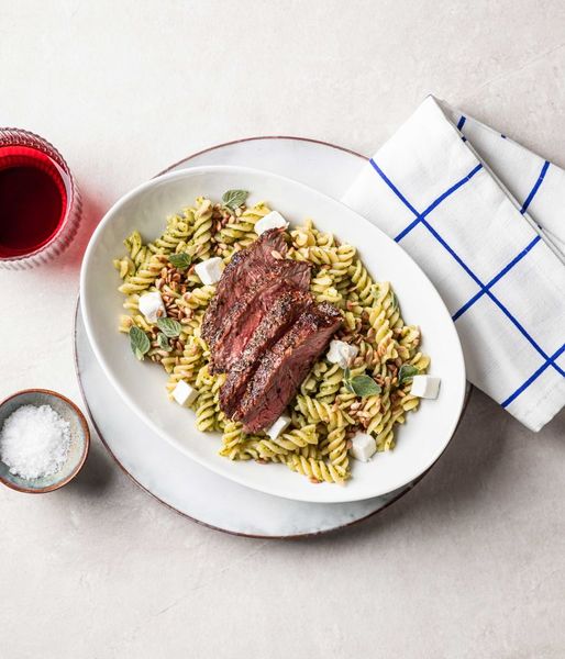 Photo of Basil-infused Beef Rump Pasta