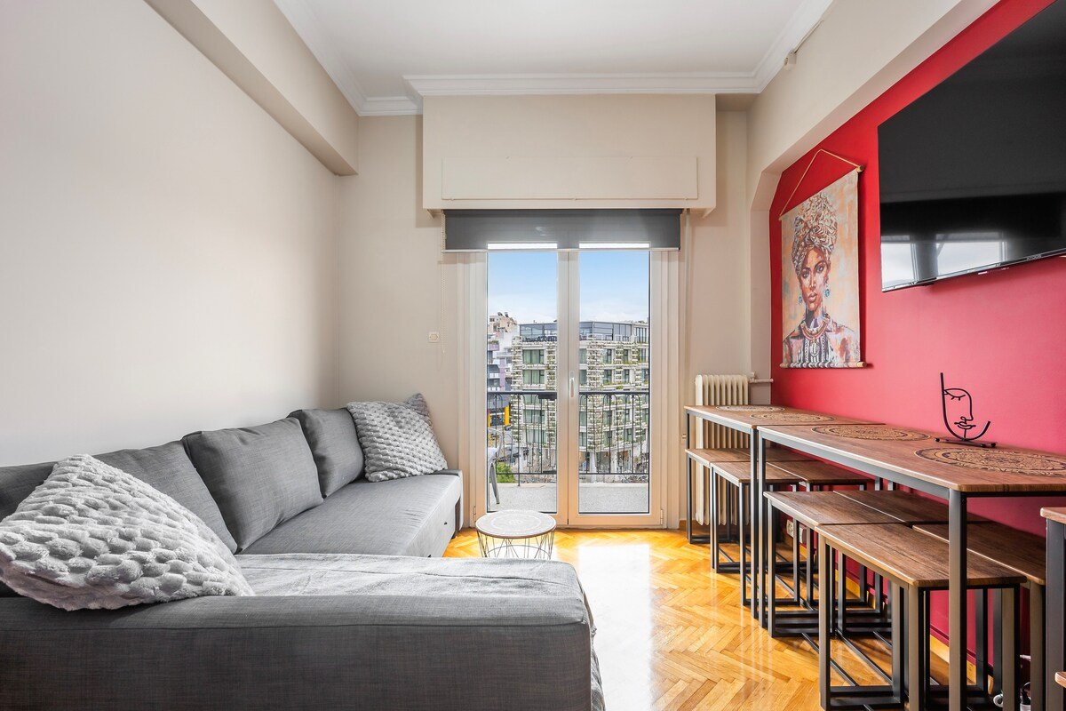 Ηλιόλουστο άνετο διαμέρισμα 3υπν, δίπλα από μετρο gallery image 4