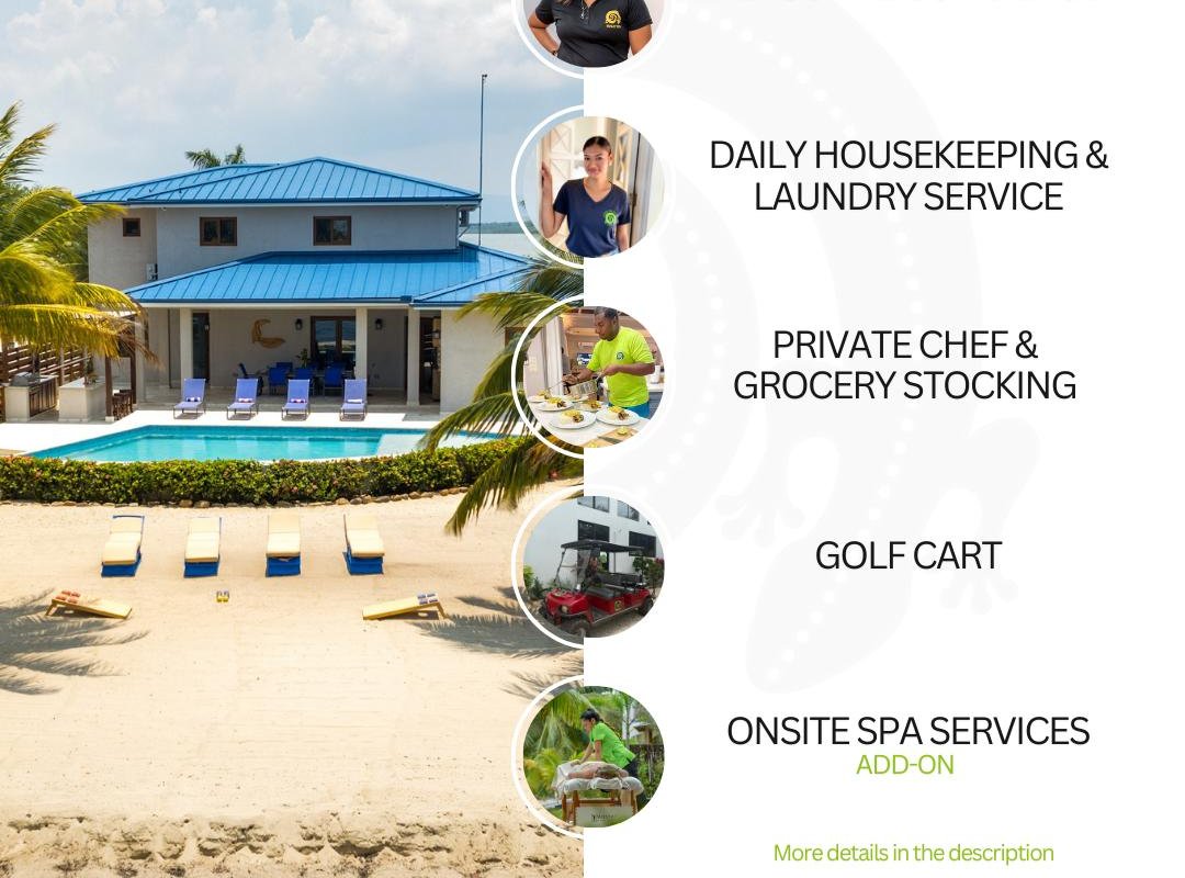 5 Bedroom Beachfront Villa w/ Large Pool & Staff gallery image 5