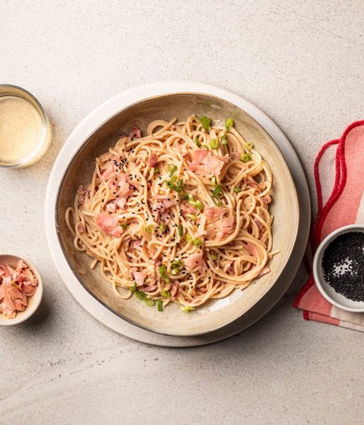 Photo of Bacon Kimchi Pasta