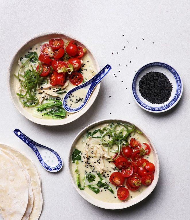 Photo of HEARTY THAI CHICKEN SOUP