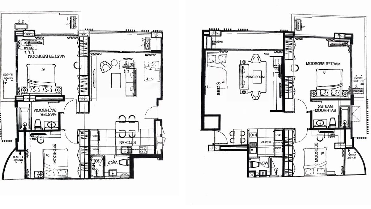 130+130m²2units/4BR/pool/EmSphere/BTS PhromPhong gallery image 3