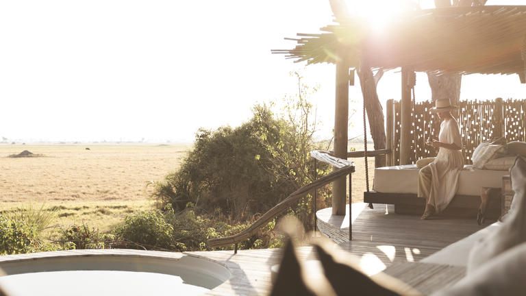 Wilderness Little Mombo - Each guest room has a private sala - ideal for some quiet time and a siesta.