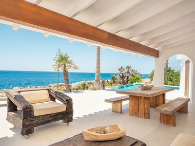 Villa right on the coast in Cap Den Font, Menorca