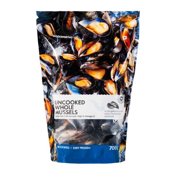 Photo of Frozen Uncooked Whole Mussels 700 g