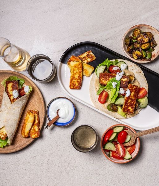 Photo of Halloumi & Baby Marrow Wrap