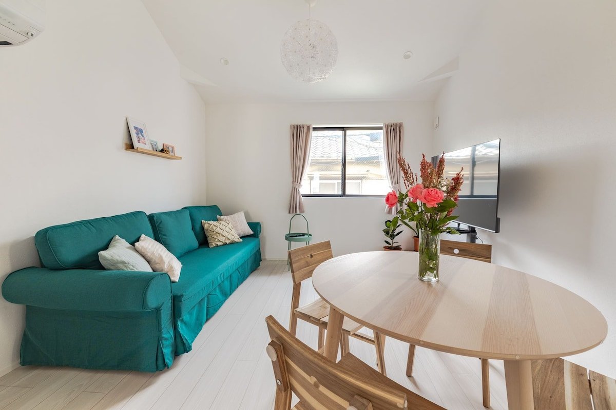 晴空塔电车站6 5 0米，步行8分钟，最近的电車站步行4分，成田，羽田機場直達 gallery image 2