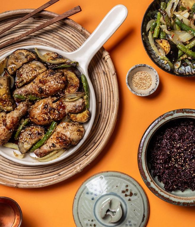 Photo of Charred Miso Chicken Traybake