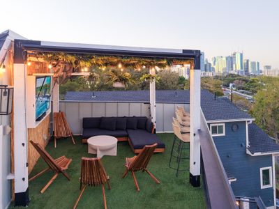 Rooftop Jungle with Skyline Views