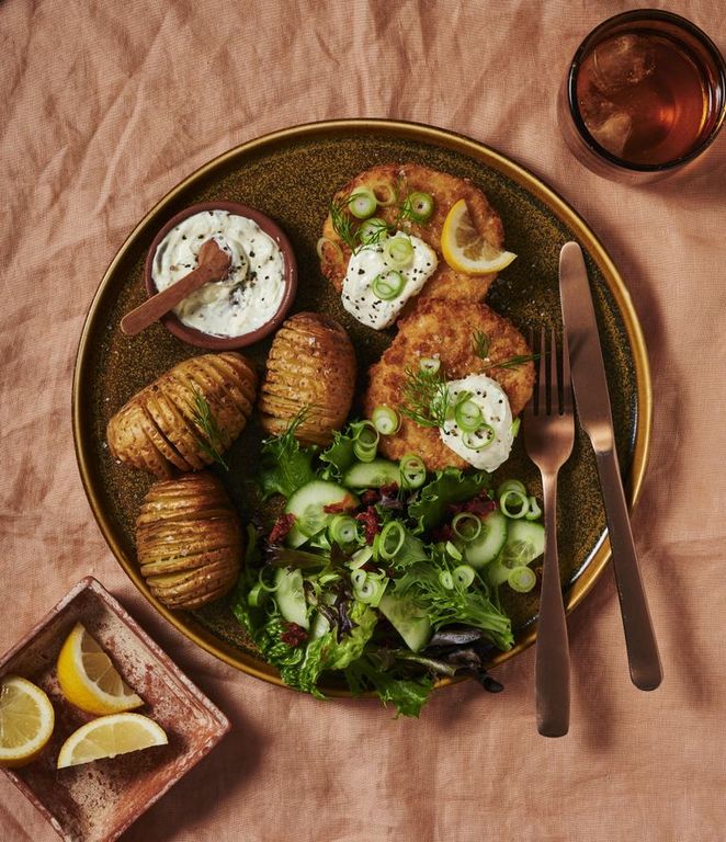 Photo of Baked Fishcakes & Hasselback