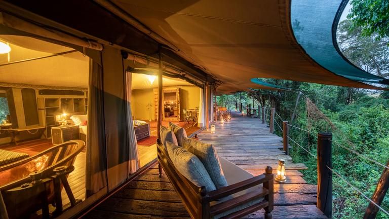 Mara Plains Camp The Jahazi Suite at Mara Plains