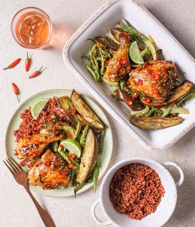 Photo of Charred Miso Chicken Tray-Bake