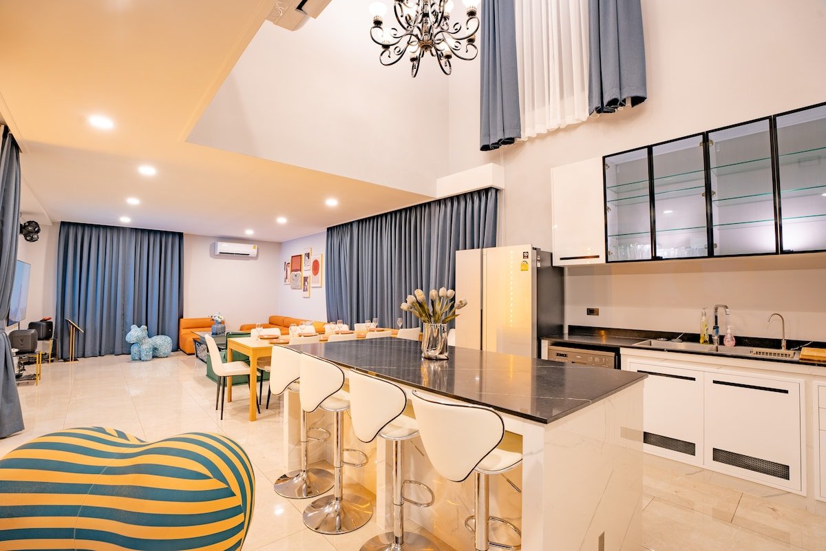 曼谷市中心独栋泳池别墅市BtsPhrom phong 7卧7卫Emquartier gallery image 5