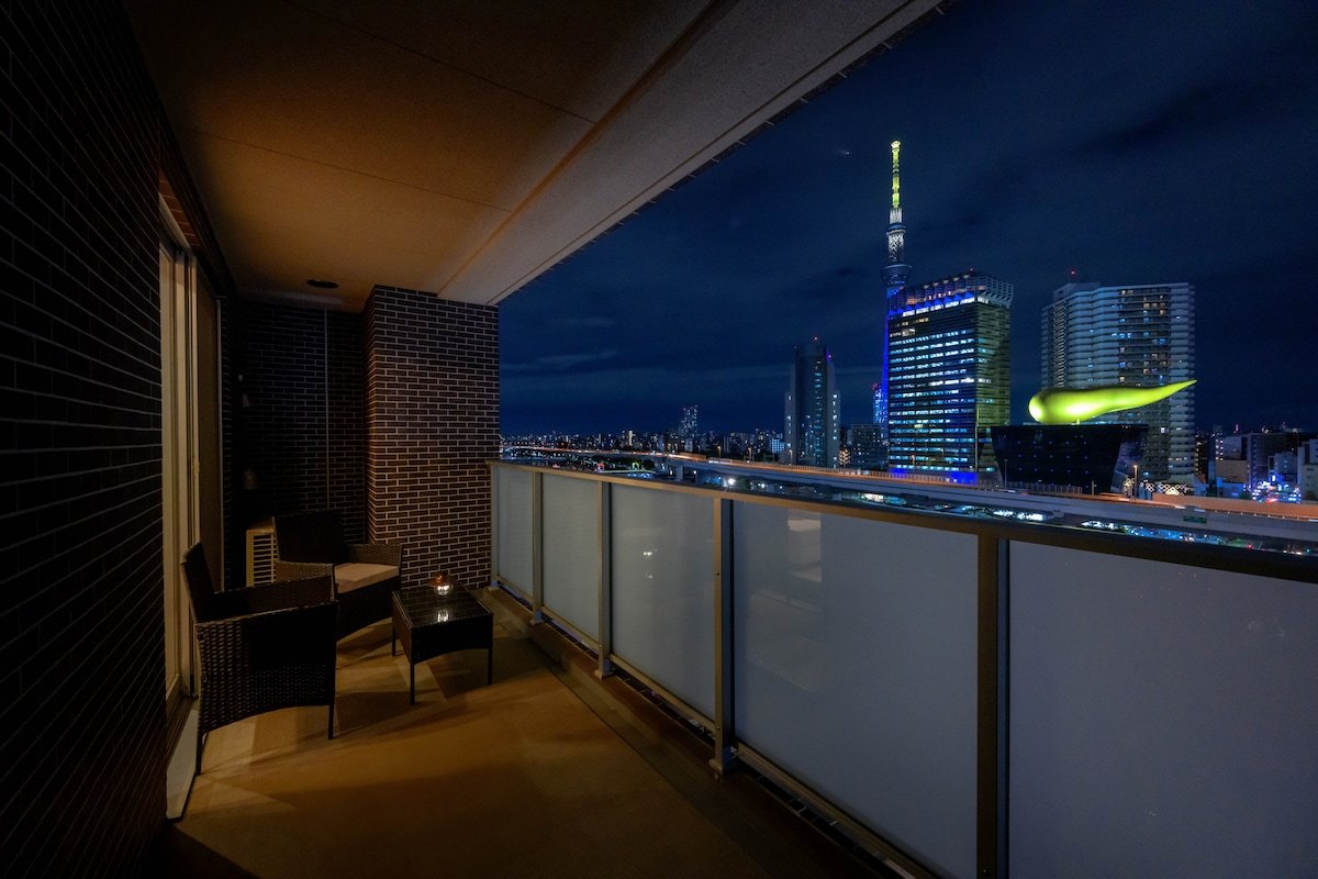 Luxury Asakusa Penthouse: Stunning Views | 118 sqm gallery image 3