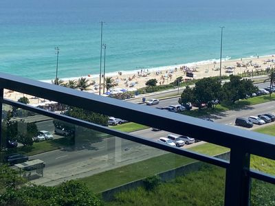 Apto otimo com vista para praia, garagem e seg.24h