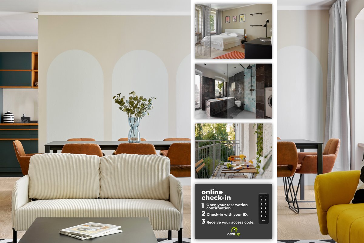 Central 120m² Design Loft with Balcony