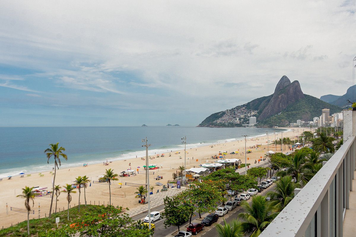 Cobertura exclusiva na Praia de Ipanema