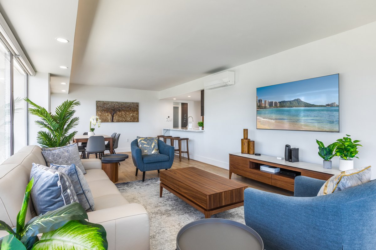 Ilikai 2 Bd – Ocean View One Free Parking/AC