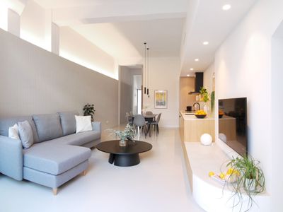 Exclusive designer apartment with outdoor area