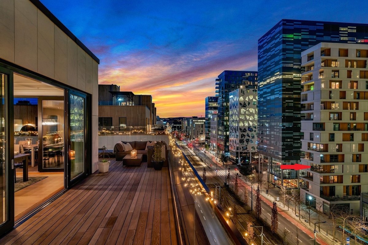 Spacious modern 3BR apt at Central OSLO Barcode gallery image 2