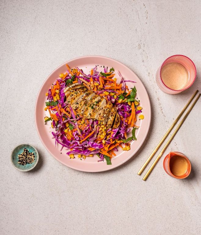 Photo of Asian Chicken Slaw Salad