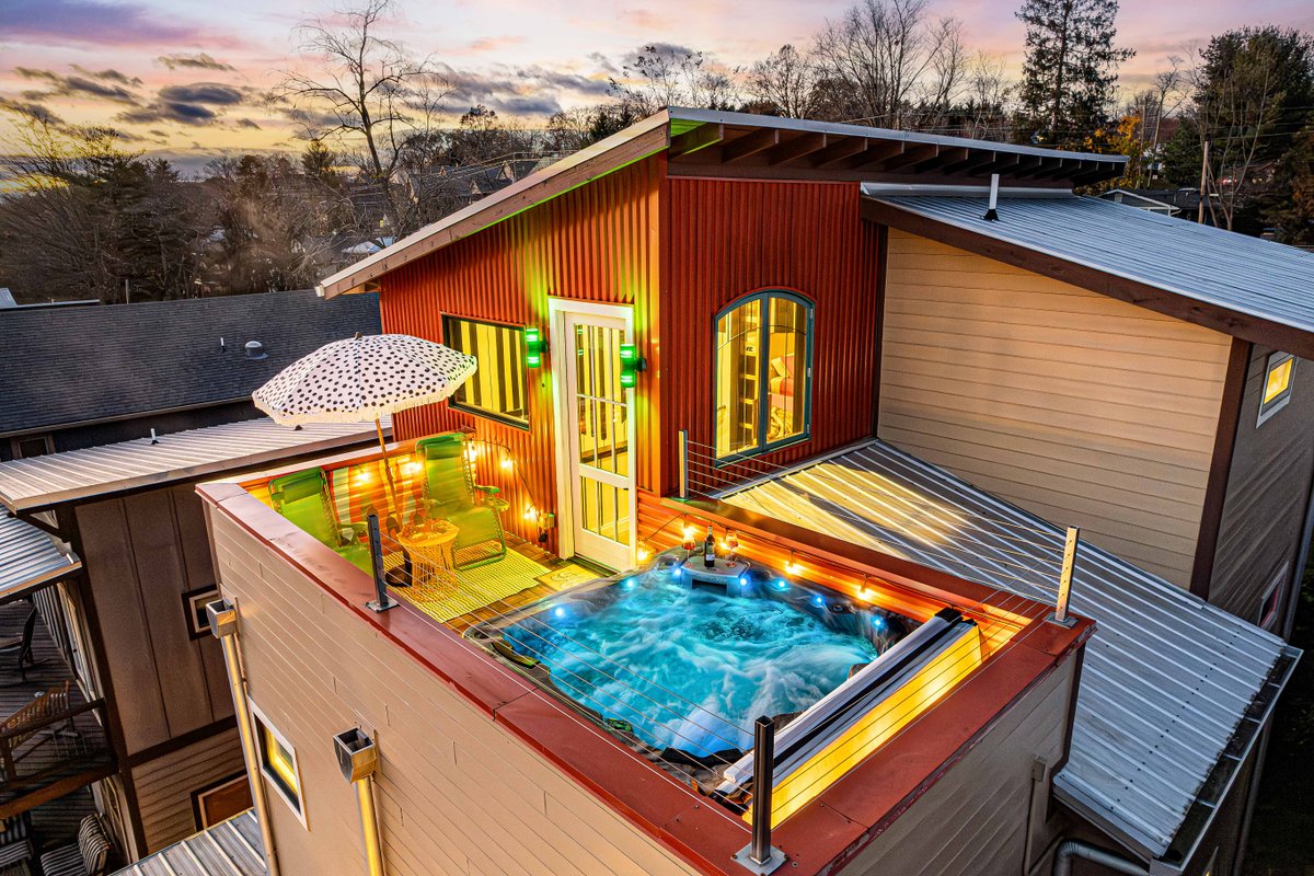 Themed Party Room-Rooftop Hot Tub-Near DWNTN AVL