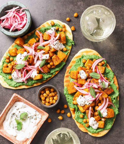 Photo of Loaded Indian Naan Bread