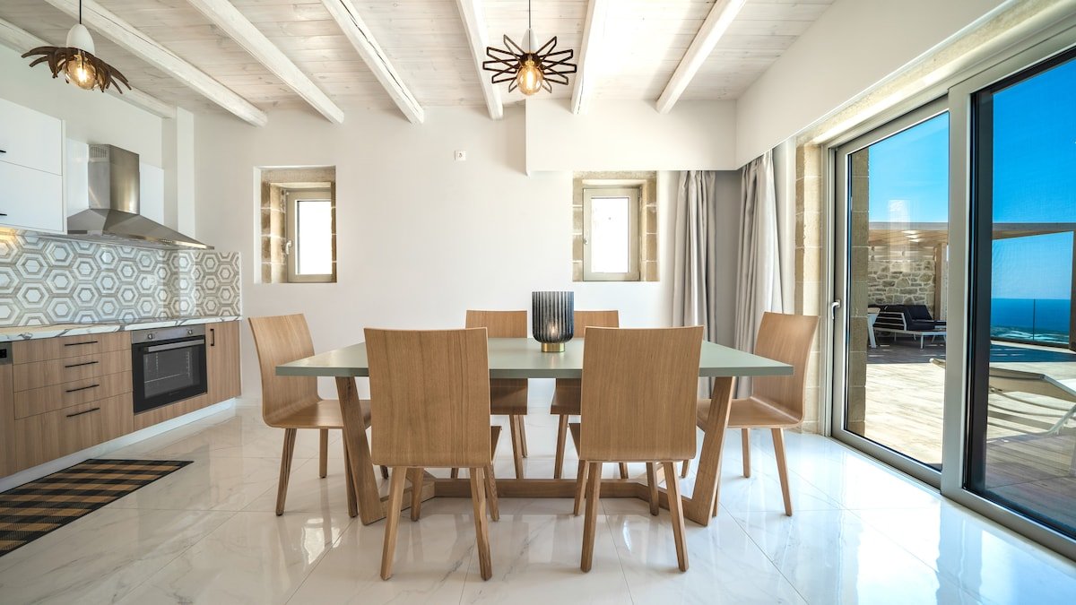 Luxury Villa Alkinoos, private pool, Sea view, BBQ gallery image 4