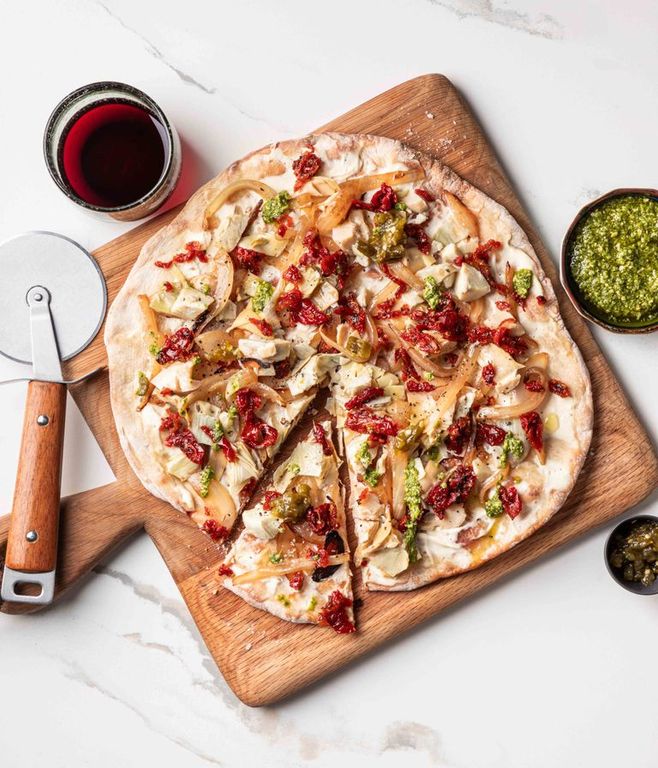 Photo of Artichoke & Basil Pesto Pizza