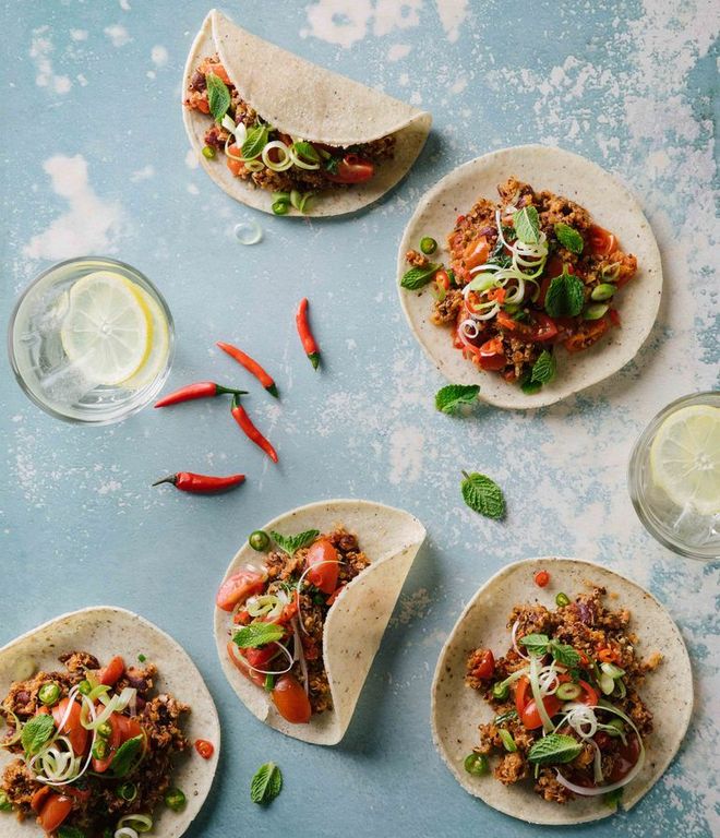 Photo of Smoky Quinoa “Mince” Tacos