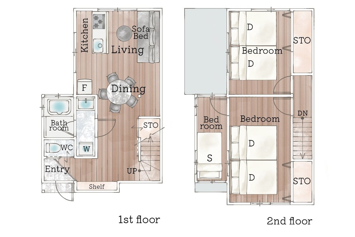 TaipA/Fully renovated/Ikebukuro 1 station/6 beds gallery image 3