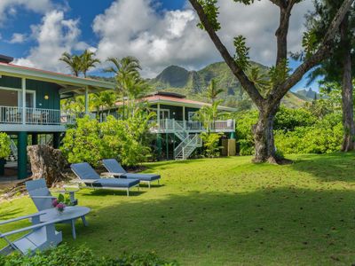 Modern Beachfront Estate near Tunnels, Sleeps 12