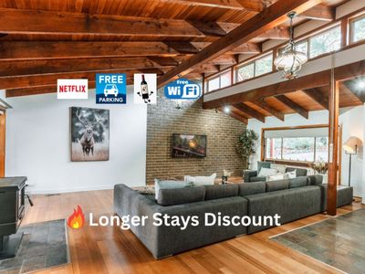 4 bed cosy home amongst nature + fire place