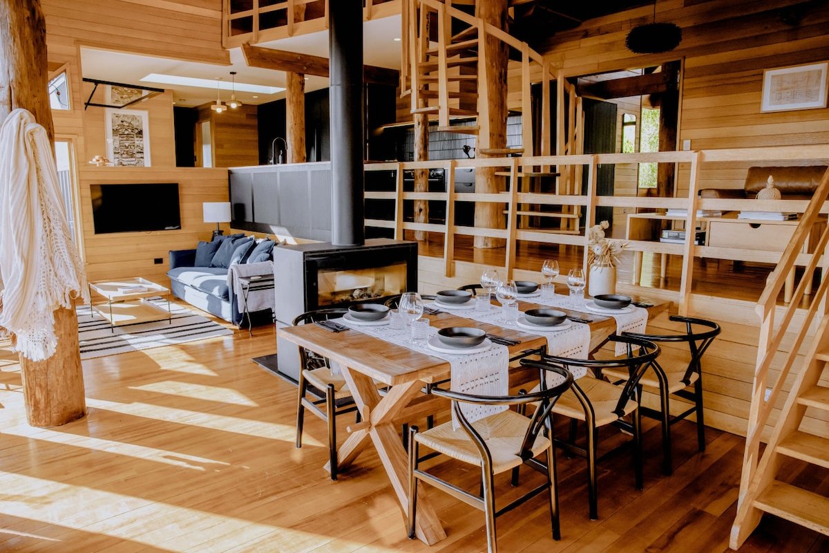 New stunning extension. Esk Treehouse Cabin gallery image 2