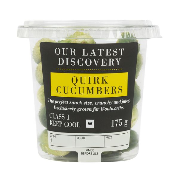 Photo of Quirk Cucumbers Snack Cup 175 g