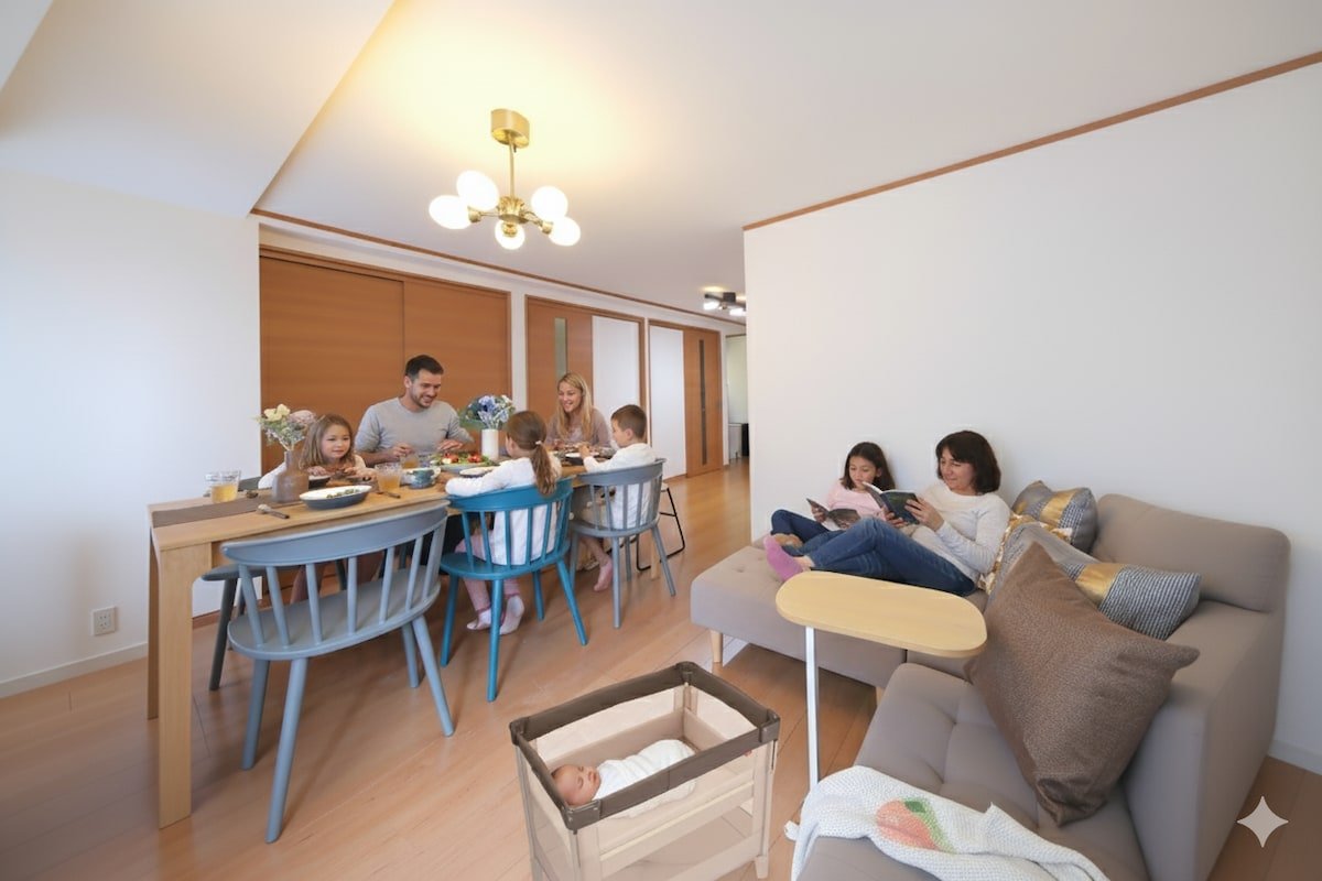 Baby friendly!Shinjuku area,100㎡, 6beds+2, max11 gallery image 2