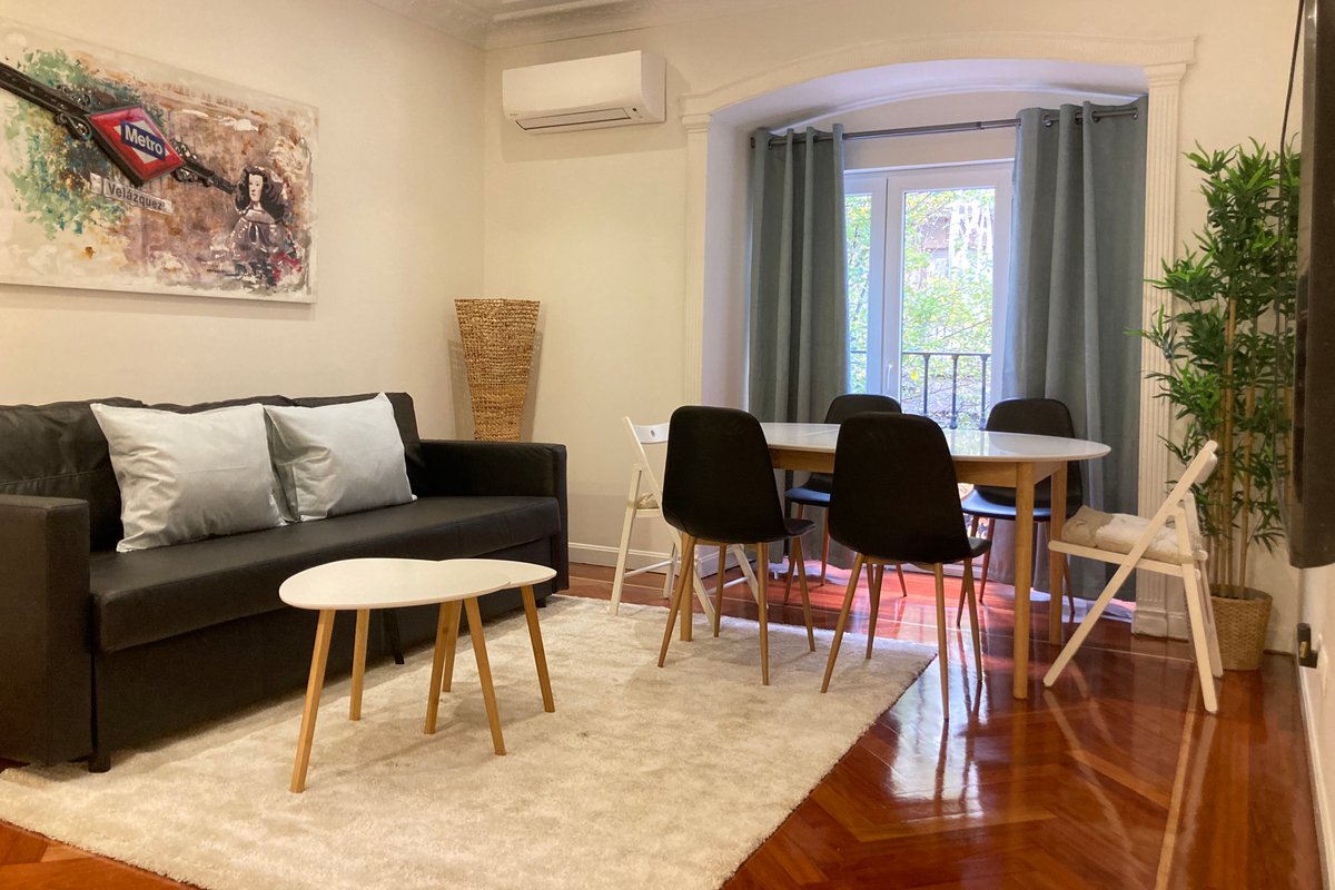 In the middle of Madrid