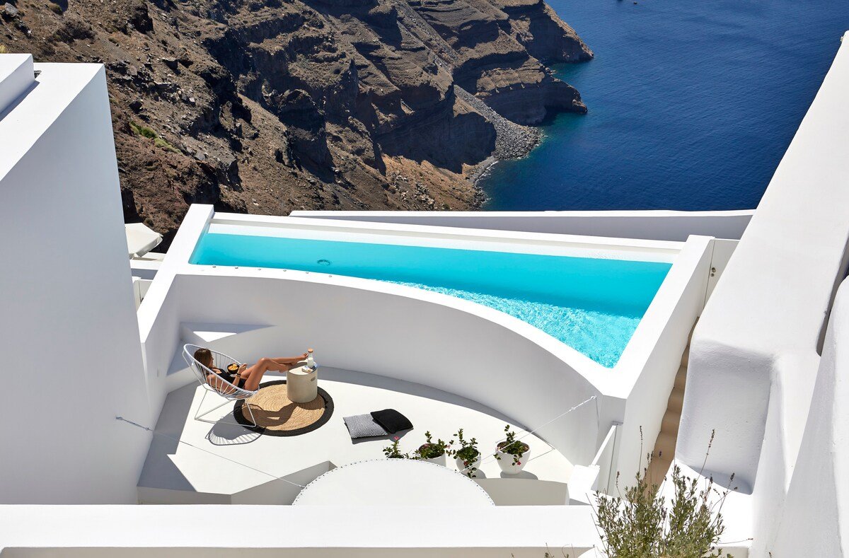 Olia Cave, 2 bedrs, heated pool, views, steam bath gallery image 3