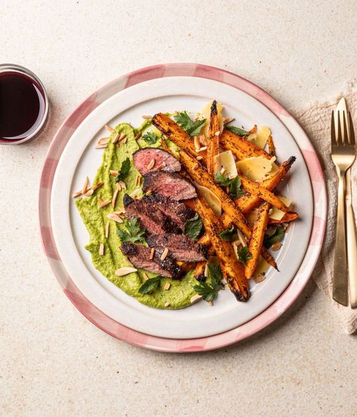 Photo of Ostrich & Pea Purée