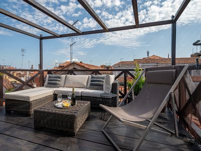 Stylish house with wonderful roof terrace