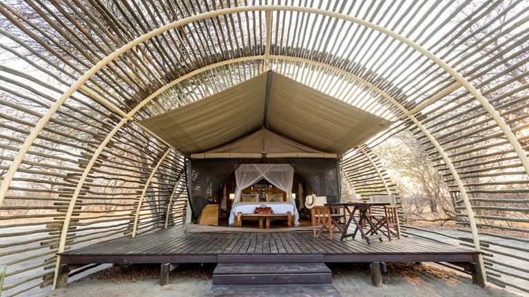Evolve Back Gham Dhao Lodge Kalahari Classic Tent