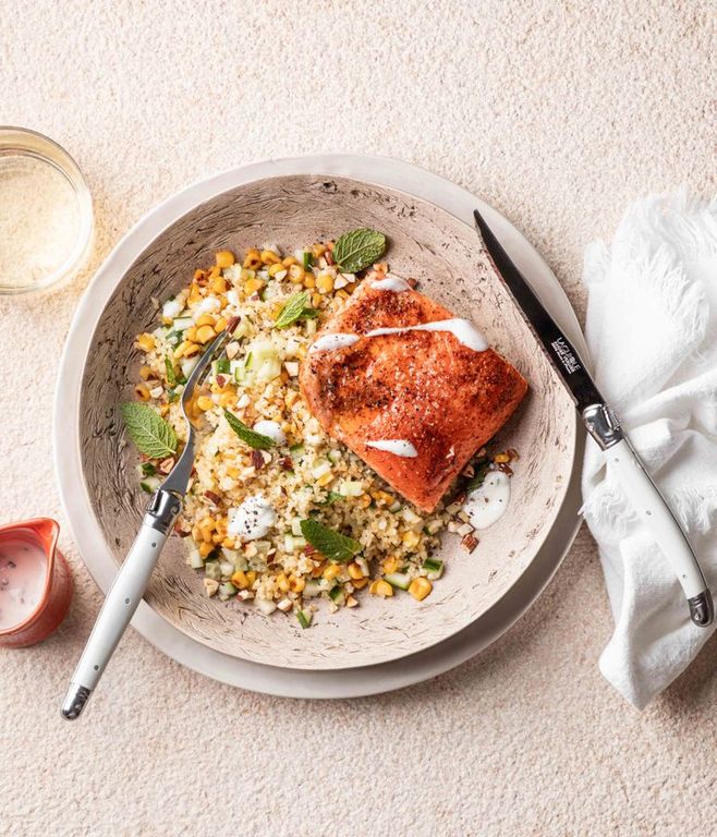 Photo of Spicy Trout & Bulgur Salad