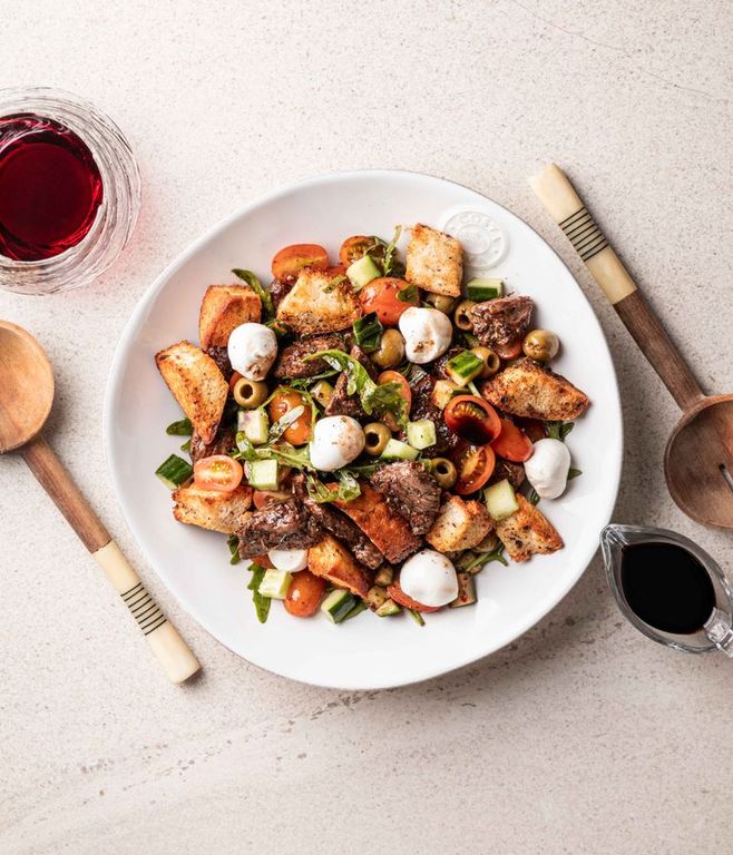 Photo of Italian Panzanella Ostrich Salad