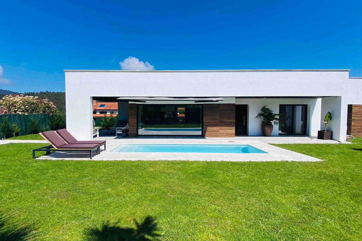 Agradable casa con piscina