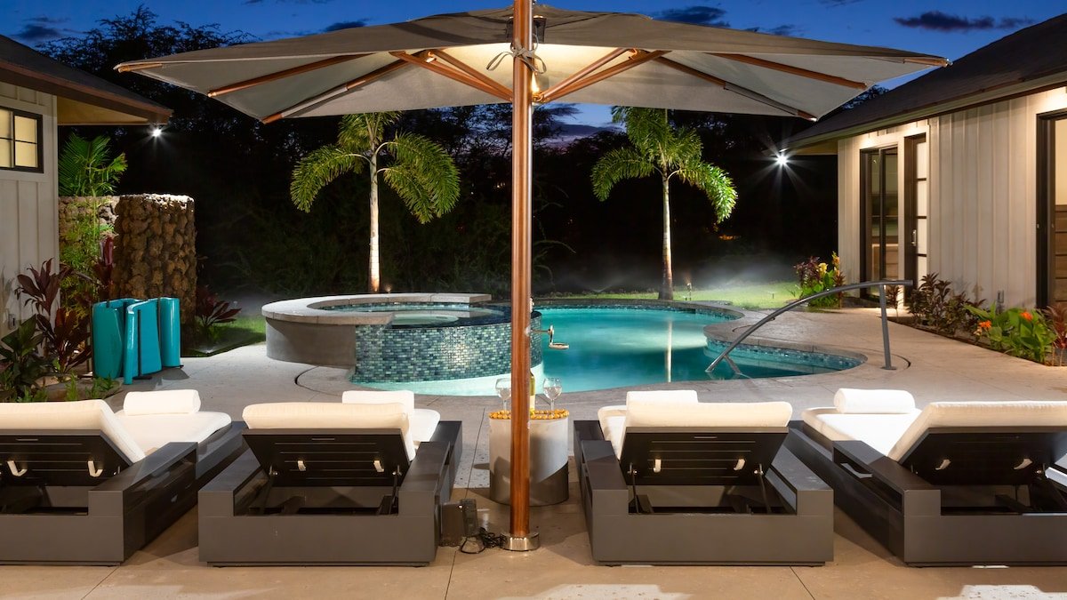 New Luxury Home w/ Private Pool & Spa in Nohea gallery image 4