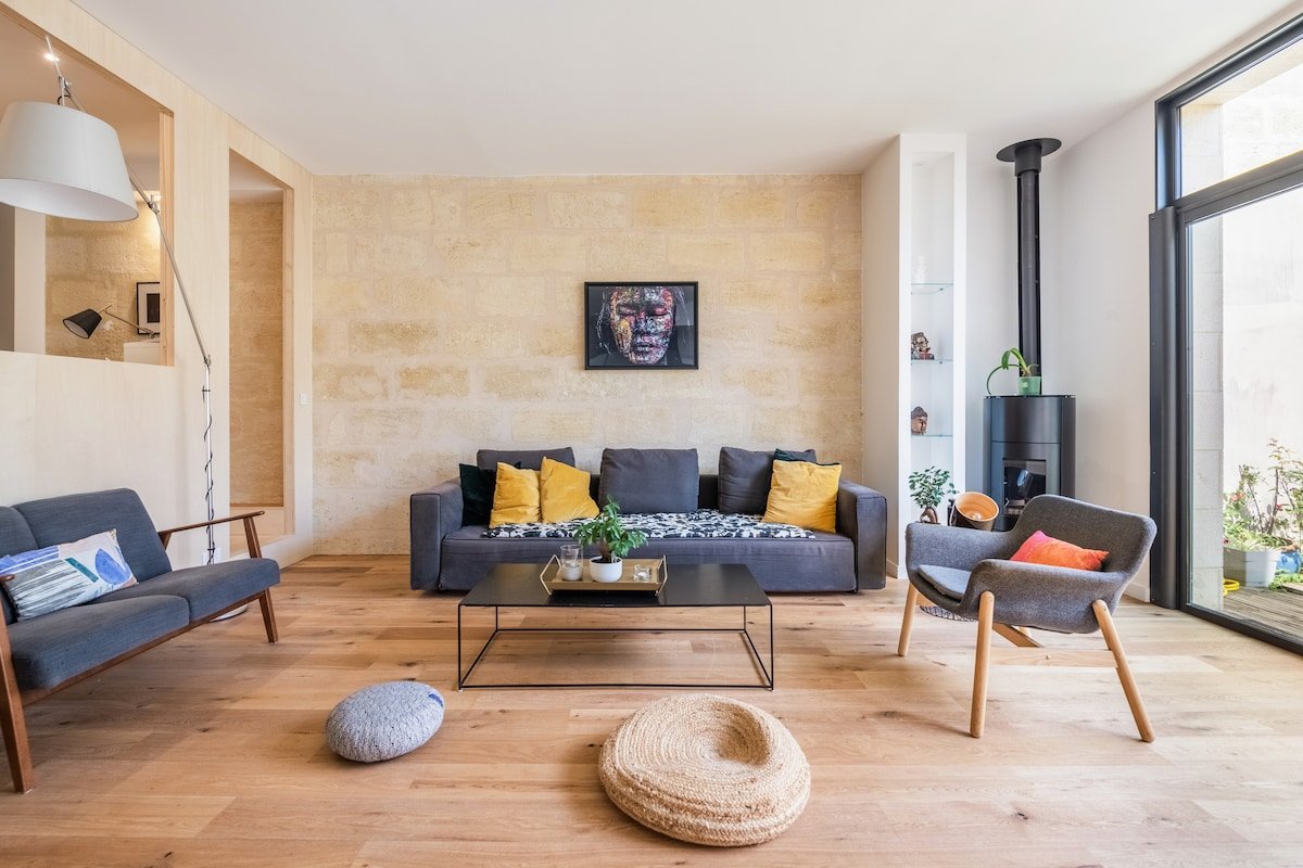 Maison contemporaine avec piscine à Bordeaux gallery image 2