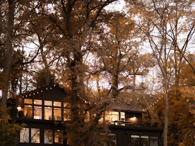 Modern Home with private beach on St Croix River