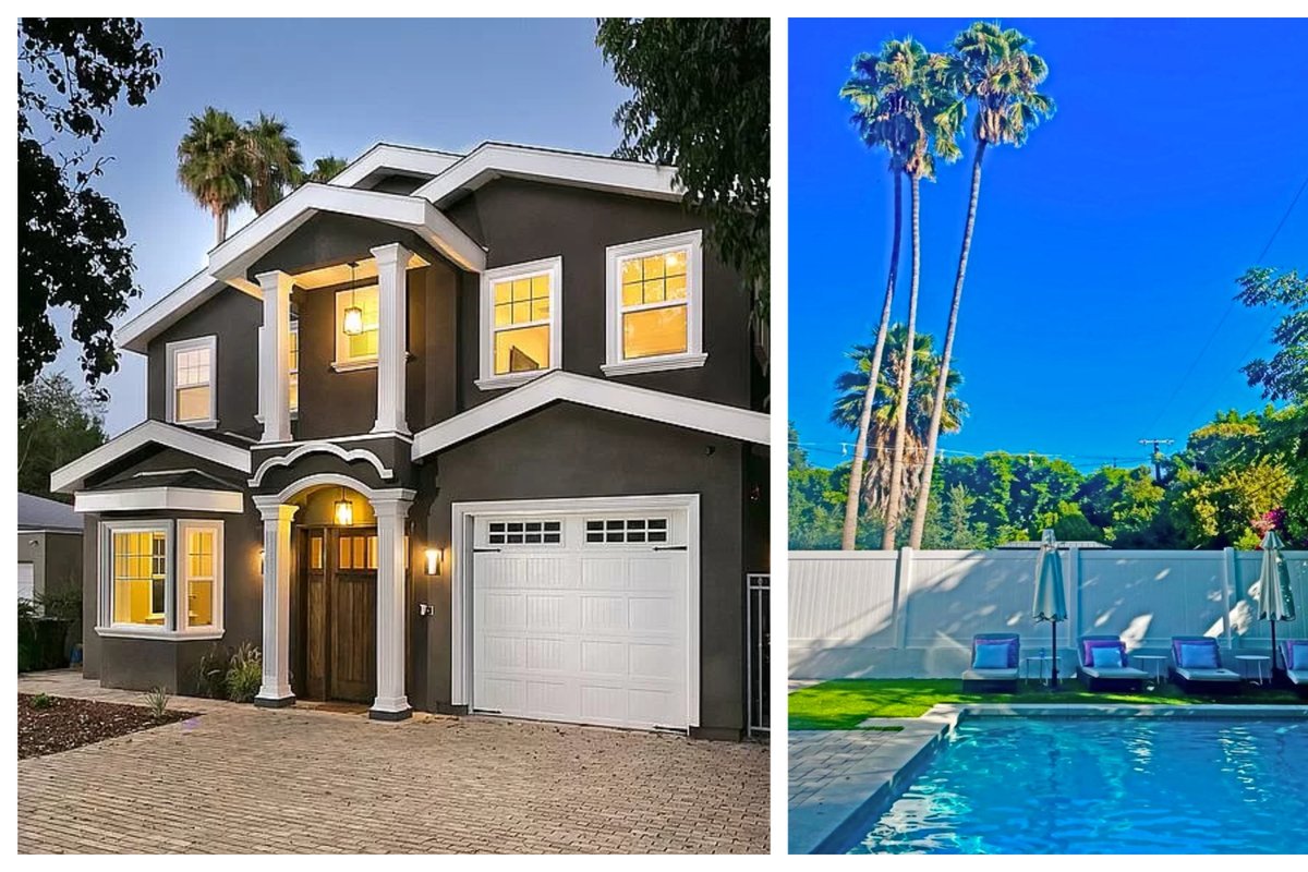 Sherman Oaks 4bd/5bath pool, office. All you need